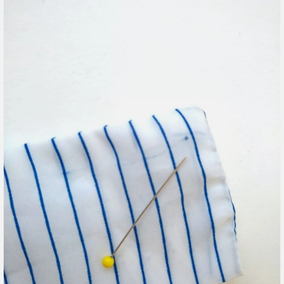 VTG 1 East Custom Collection Nautical Striped Long Sleeve Blouse Union Label 18 - Picture 7 of 10